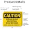 Signmission 3.5 in Height, 5 in Width, Vinyl Decal, Rectangle OS-2PACK-CS-D-35-L-19158 - alternate 5